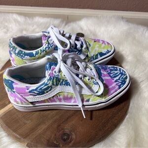 Vans Comfycush Old Skool Tie Dye sneakers Size 5 NWOB